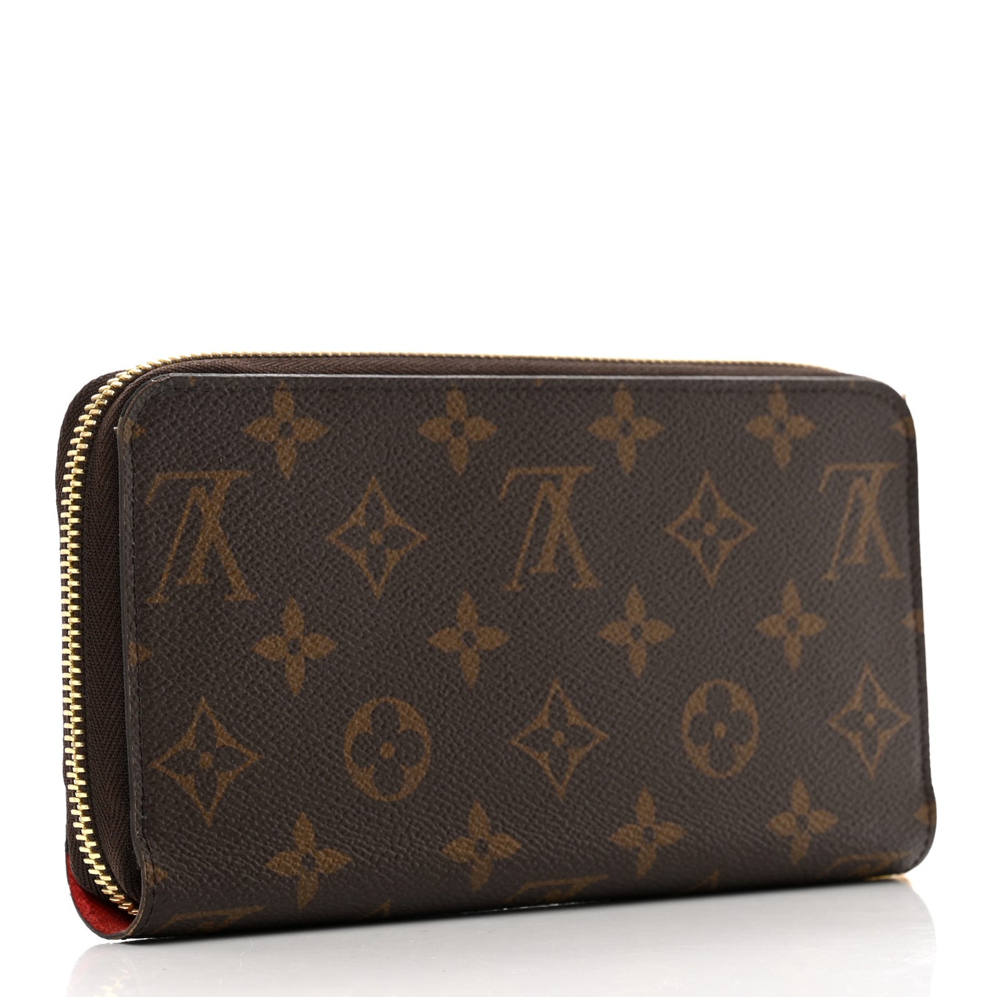 Monogram Zippy Wallet Coquelicot
