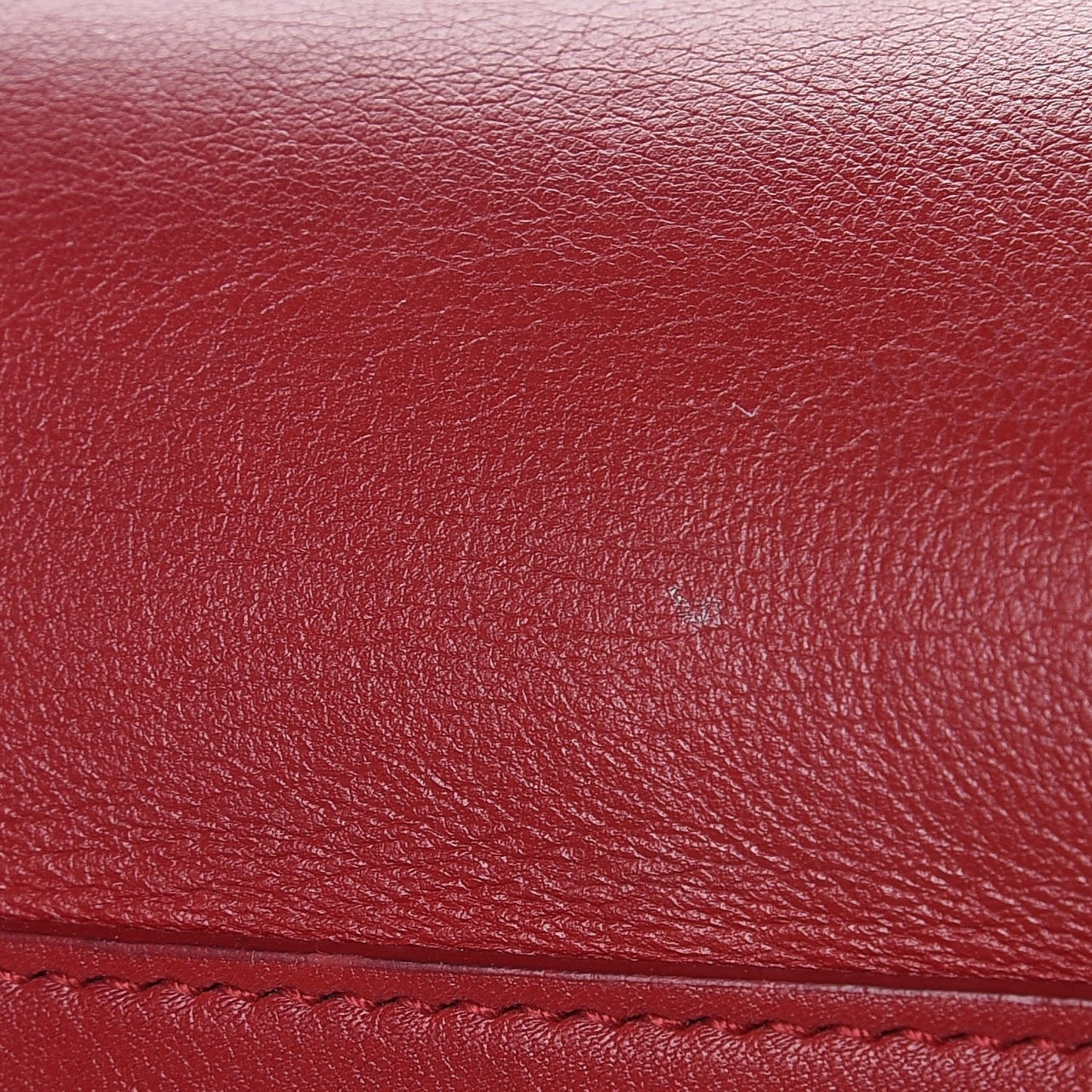 Calfskin Small Sac De Jour Lipstick Red