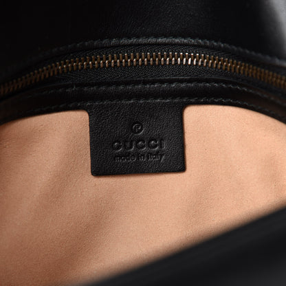 Gucci Calfskin Matelasse Small GG Marmont Shoulder Bag Black 8 of 10