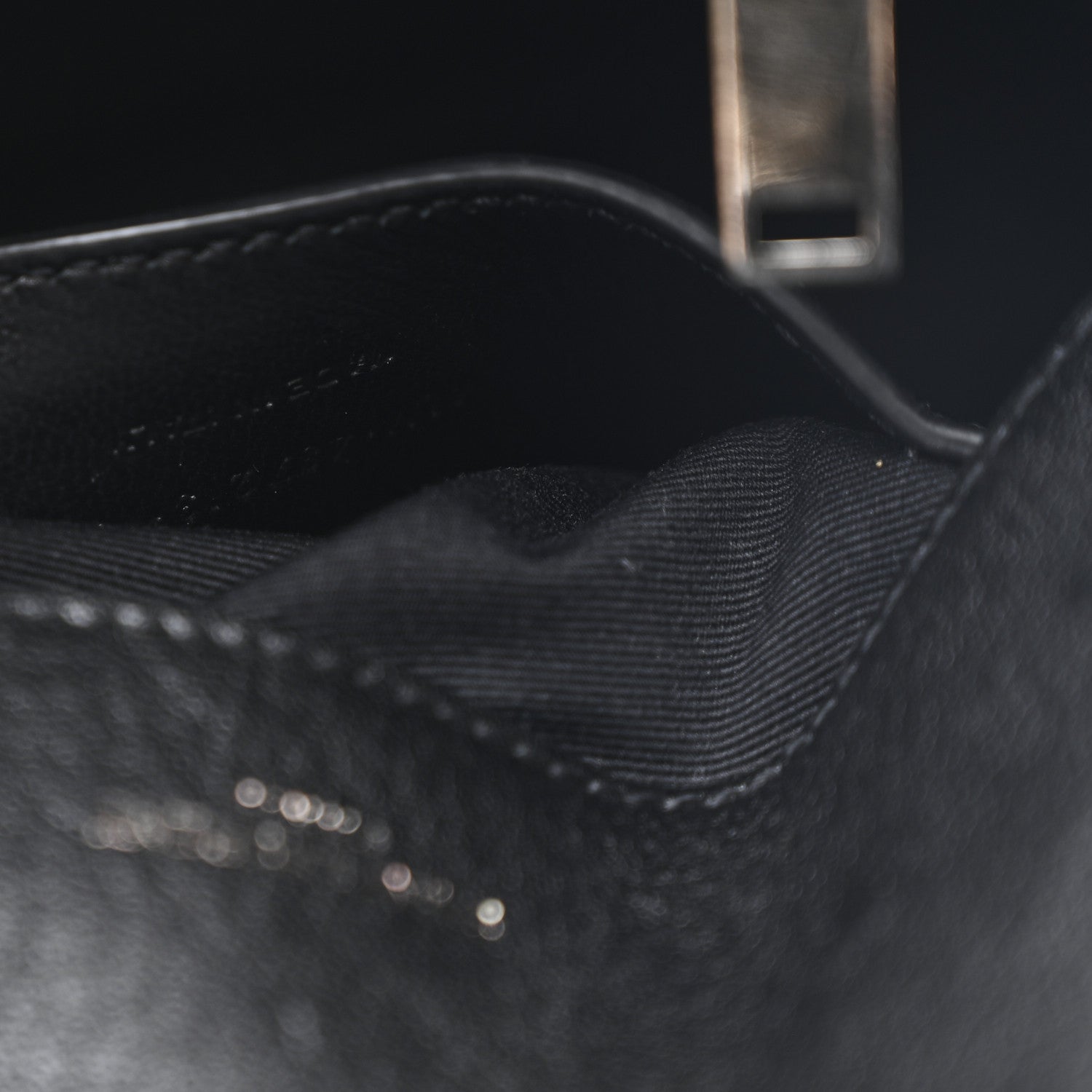 Saint Laurent Sheepskin Matelasse Chevron Monogram Medium College Bag Black 7 of 10