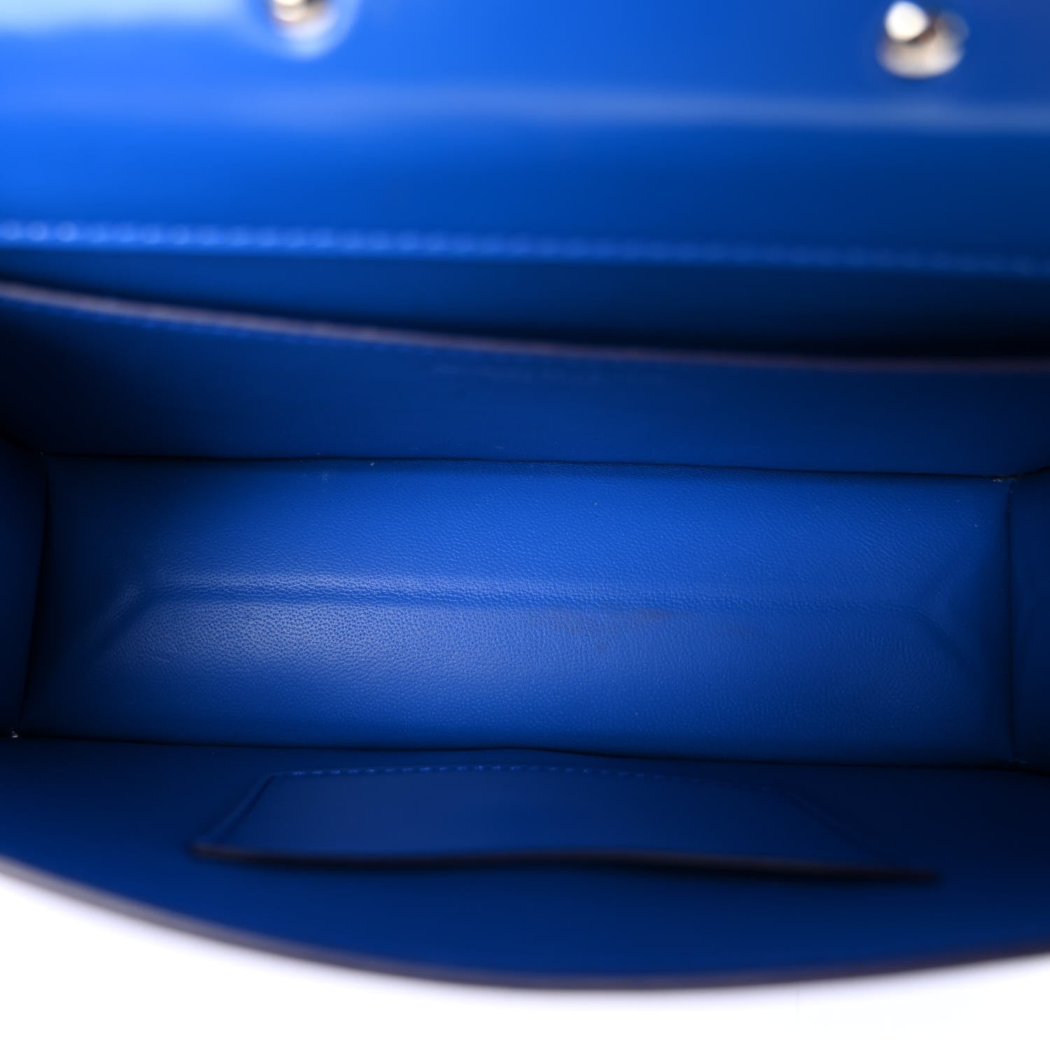 Alexander McQueen Calfskin Small Slash Bag Blue 5 of 11