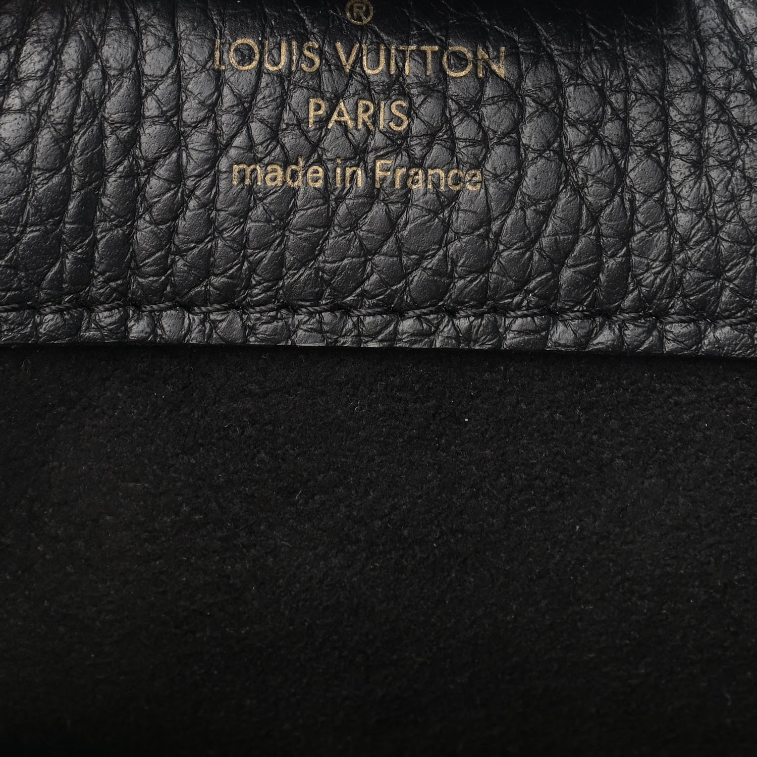Louis Vuitton Damier Ebene Cuir Taurillon Brittany Black 6 of 9