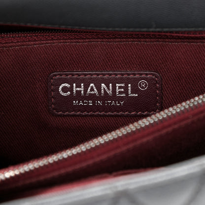 Chanel Caviar Quilted Small Coco Handle Flap Grey 6 of 15