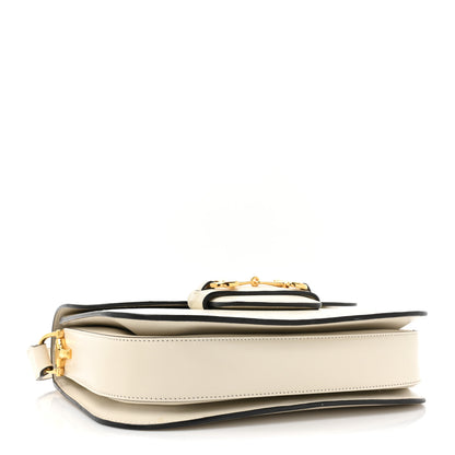 Gucci Azalea Calfskin Horsebit 1955 Shoulder Bag Mystic White 3 of 14