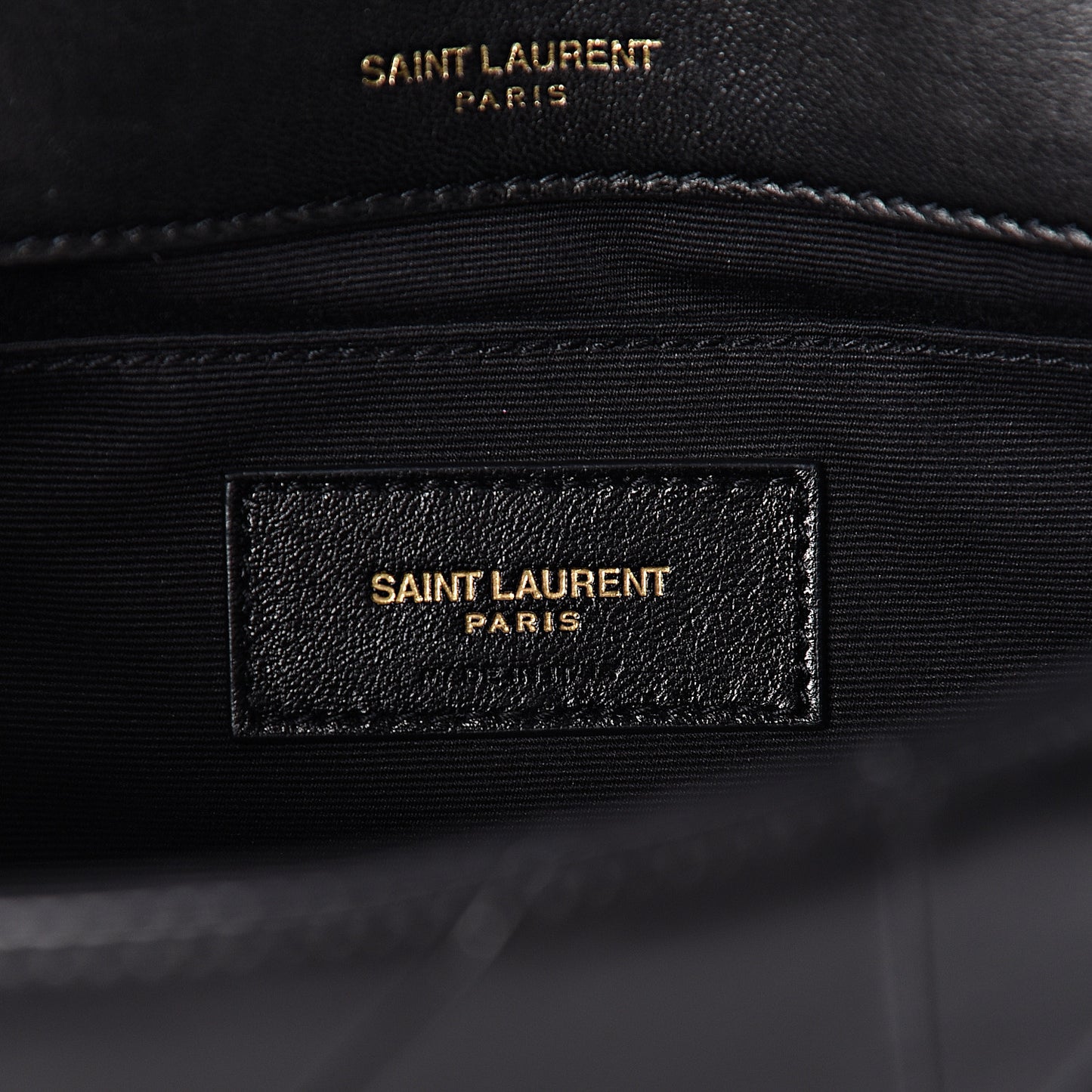 Lambskin Patchwork Monogram Small Jamie Black
