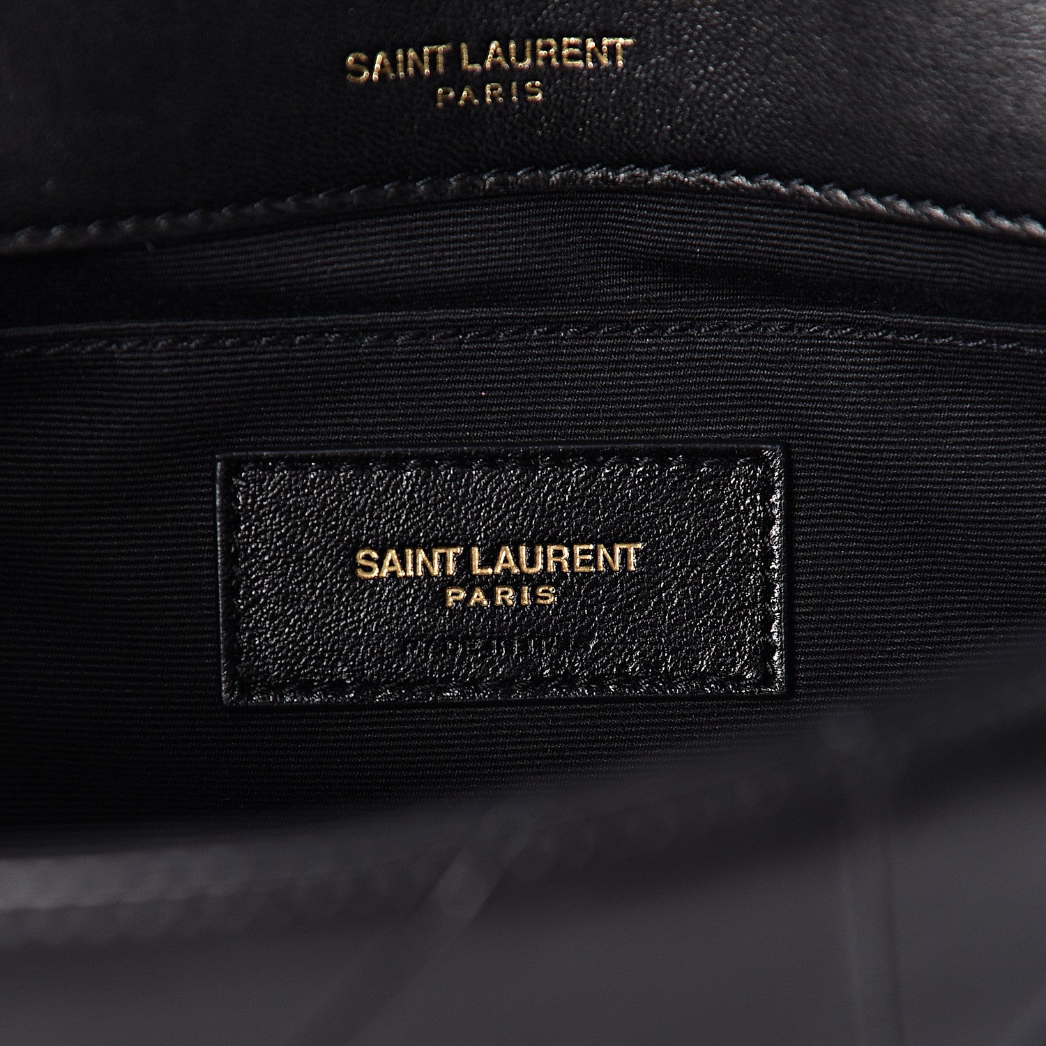 Saint Laurent Lambskin Patchwork Monogram Small Jamie Black 6 of 10
