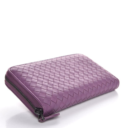 Bottega Veneta Nappa Intrecciato Zip Around Wallet Corot 4 of 9