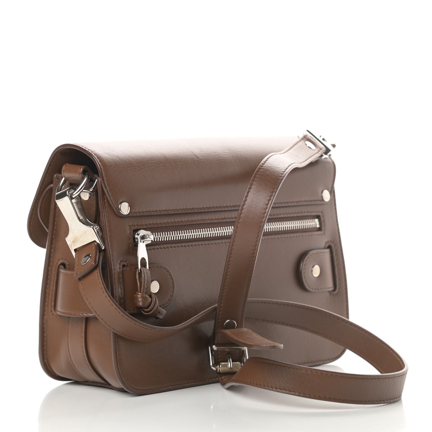 Proenza Schouler Smooth Calfskin Mini PS11 Classic Shoulder Bag Hazelnut 3 of 14