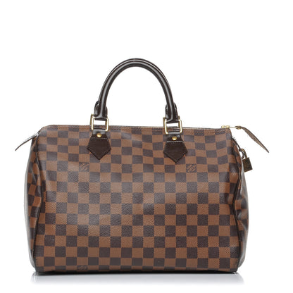 Louis Vuitton Damier Ebene Speedy 30 1 of 10