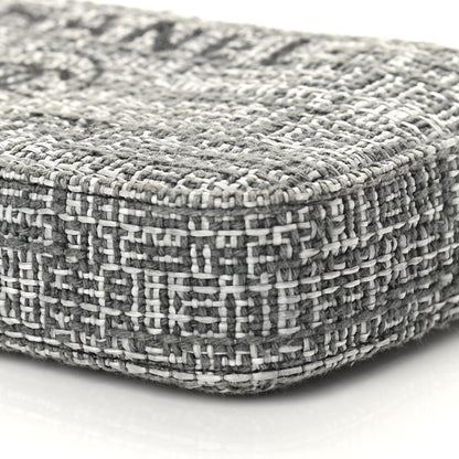Chanel Canvas Small Deauville Clutch With Chain Charcoal 10 of 10