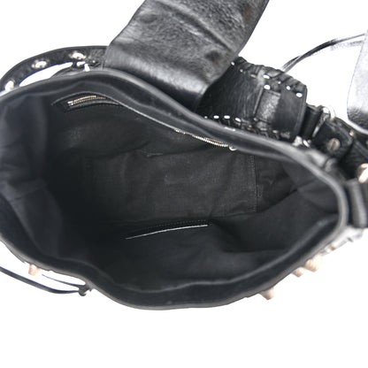 Balenciaga Agneau Arena Medium Le Cagole Shoulder Bag Black 5 of 10