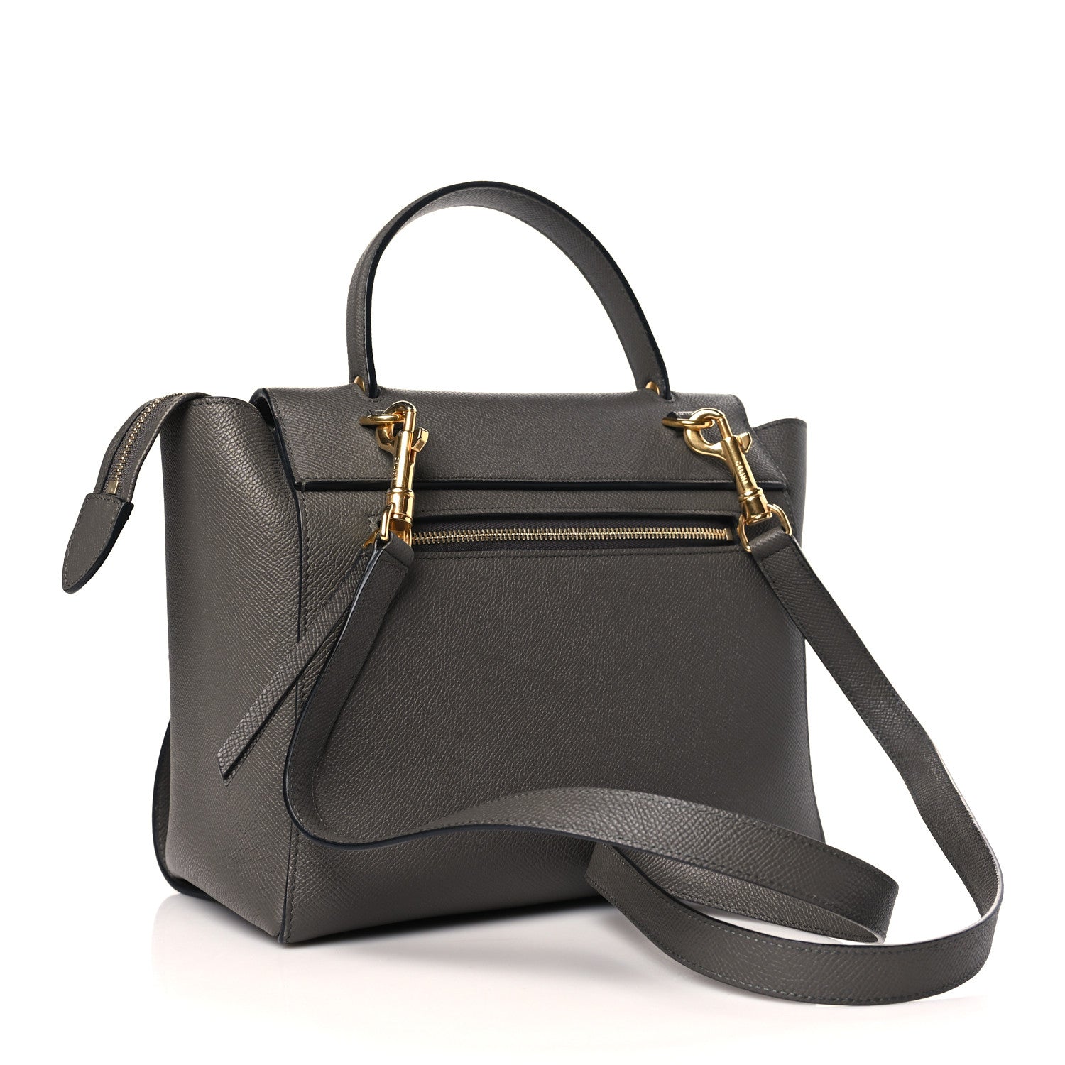 Celine Baby Grained Calfskin Micro Belt Bag Grey 2 of 7