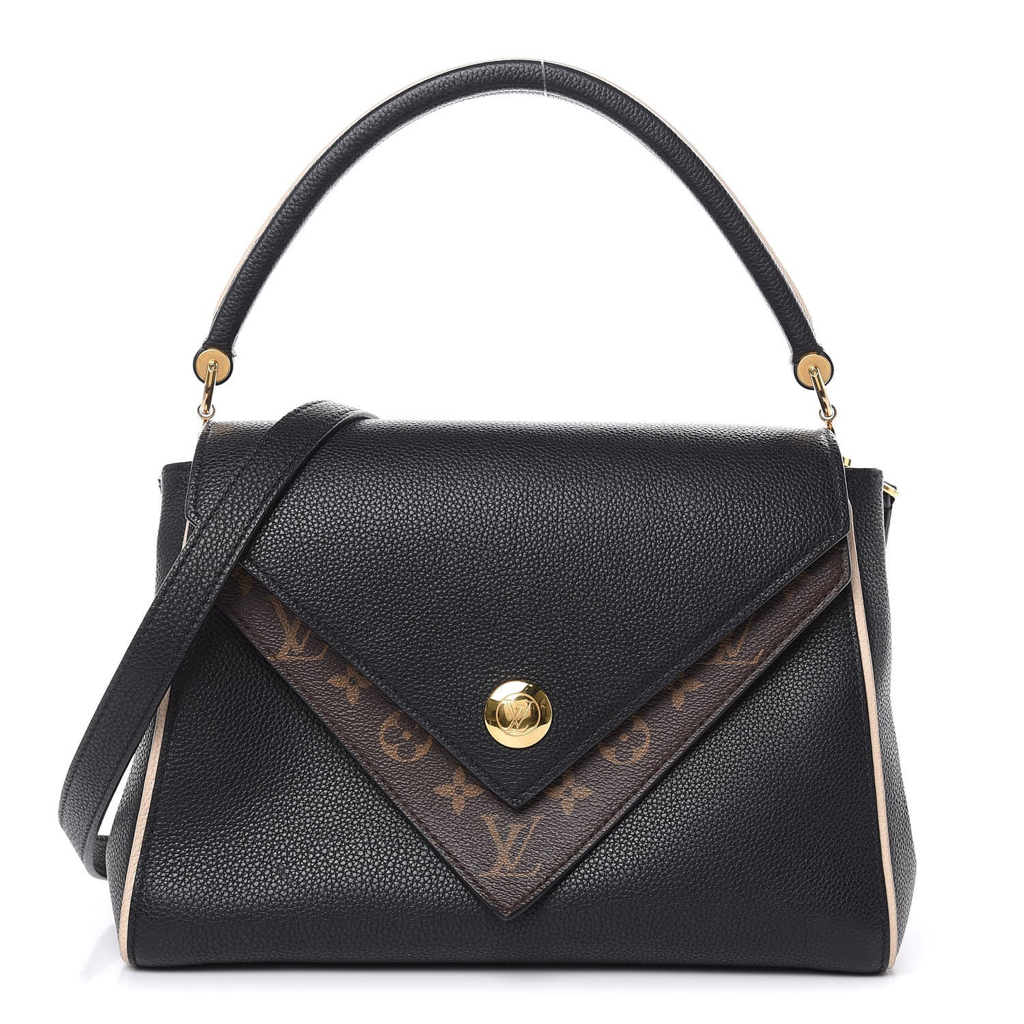 Monogram Double V Black