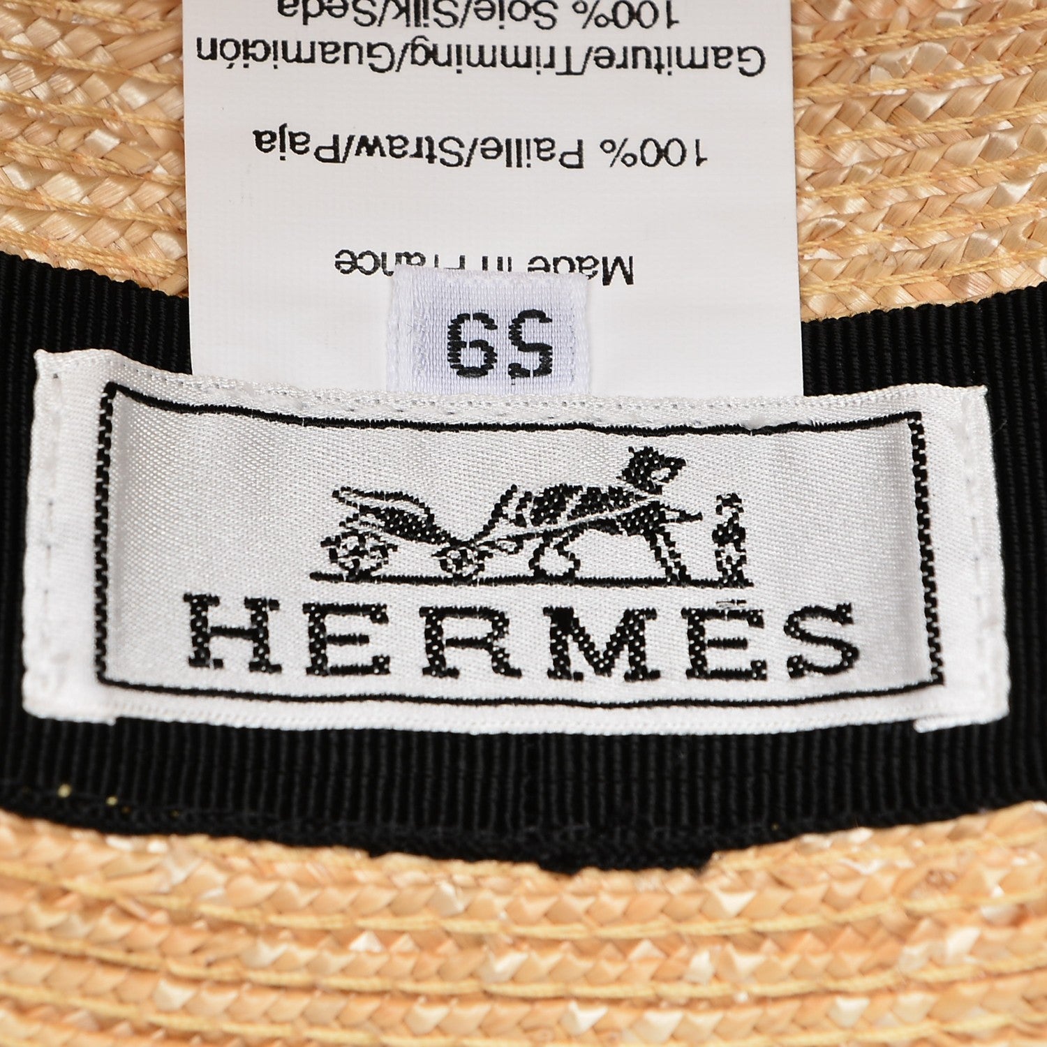Hermes Straw Sun Hat 6 of 6
