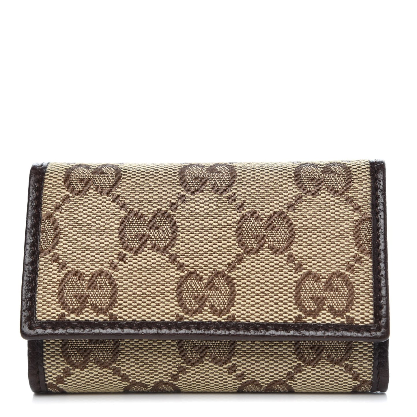 Monogram 6 Key Holder Case Dark Brown