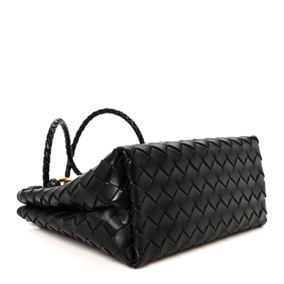 Bottega Veneta Nappa Intrecciato Small Andiamo Shoulder Bag Black 4 of 10