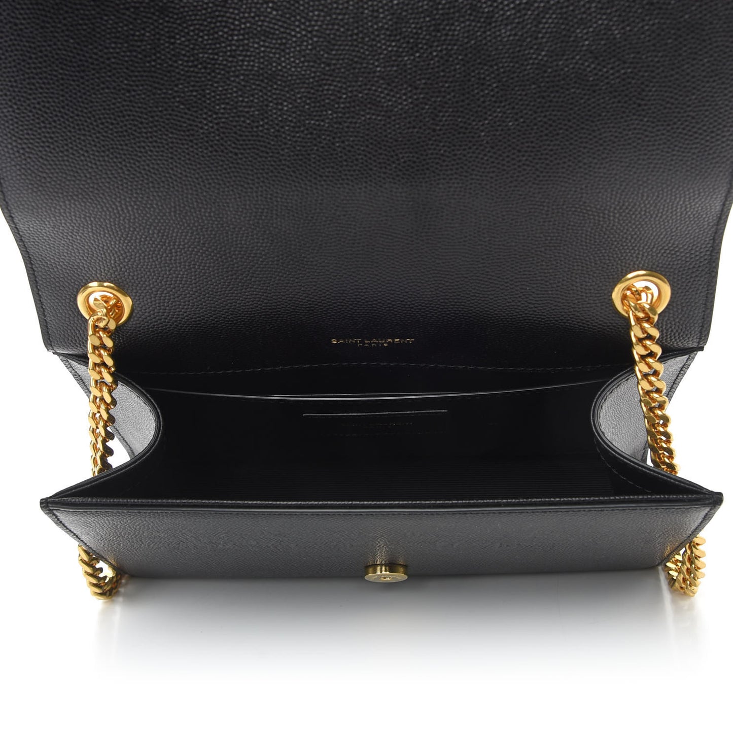 Grain De Poudre Small Classic Monogram Kate Tassel Satchel Black
