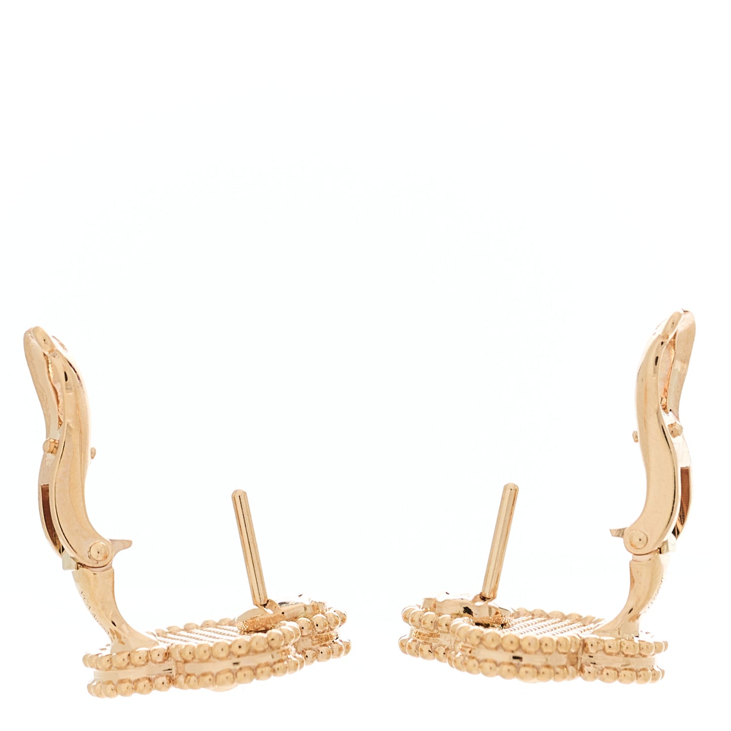 18K Rose Gold Vintage Alhambra Earrings