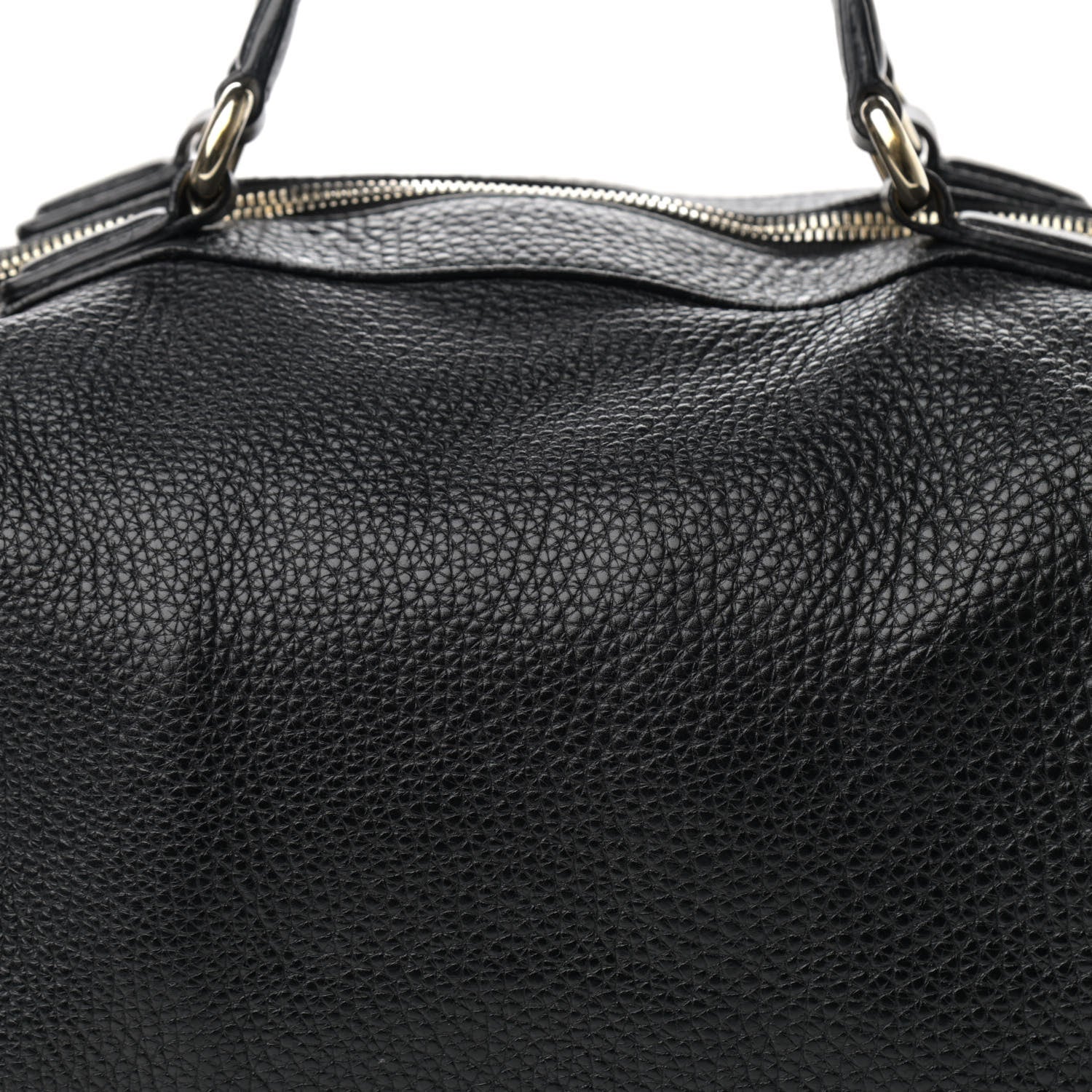 Gucci Pebbled Calfskin Medium Soho Boston Black 8 of 17