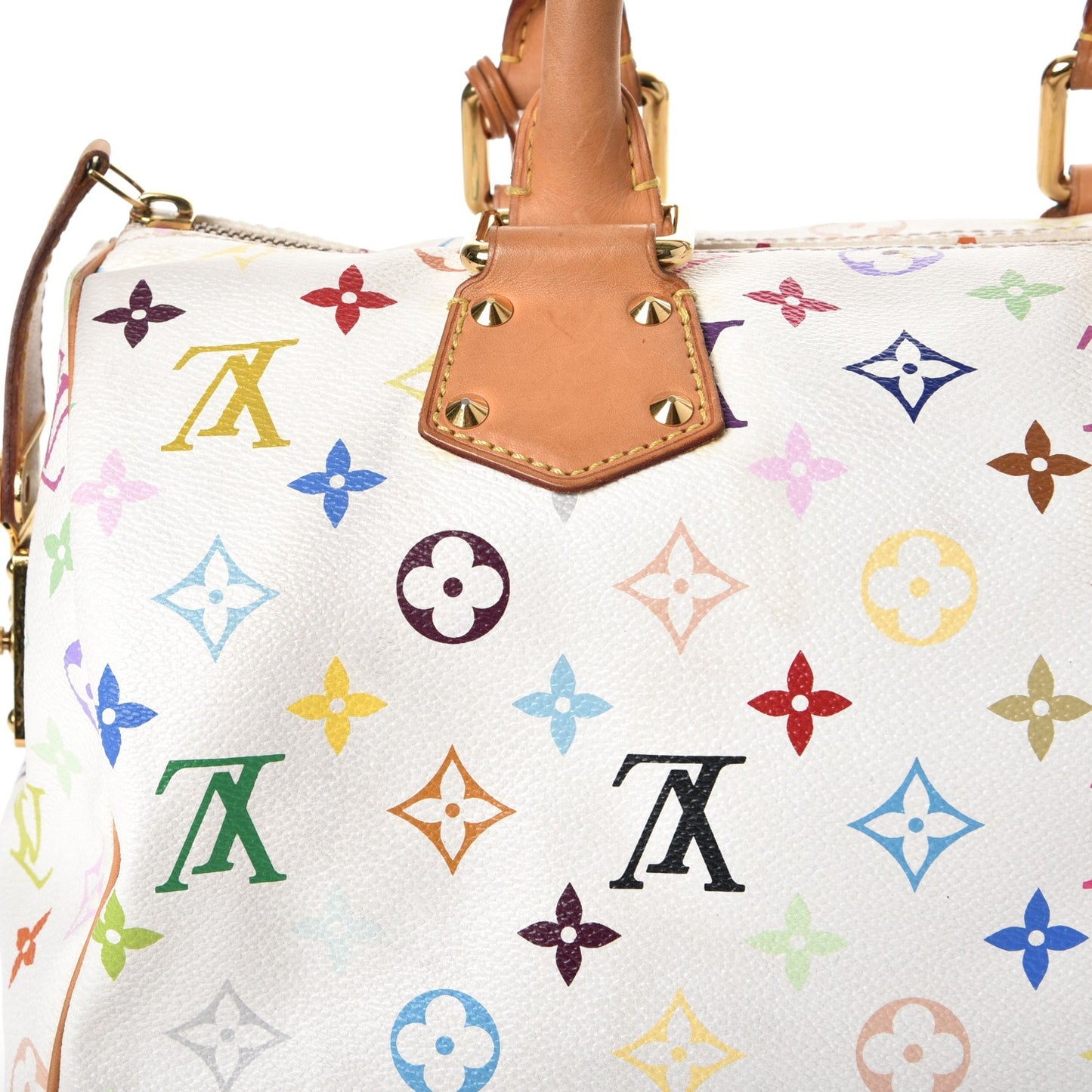Monogram Multicolor Speedy 30 White