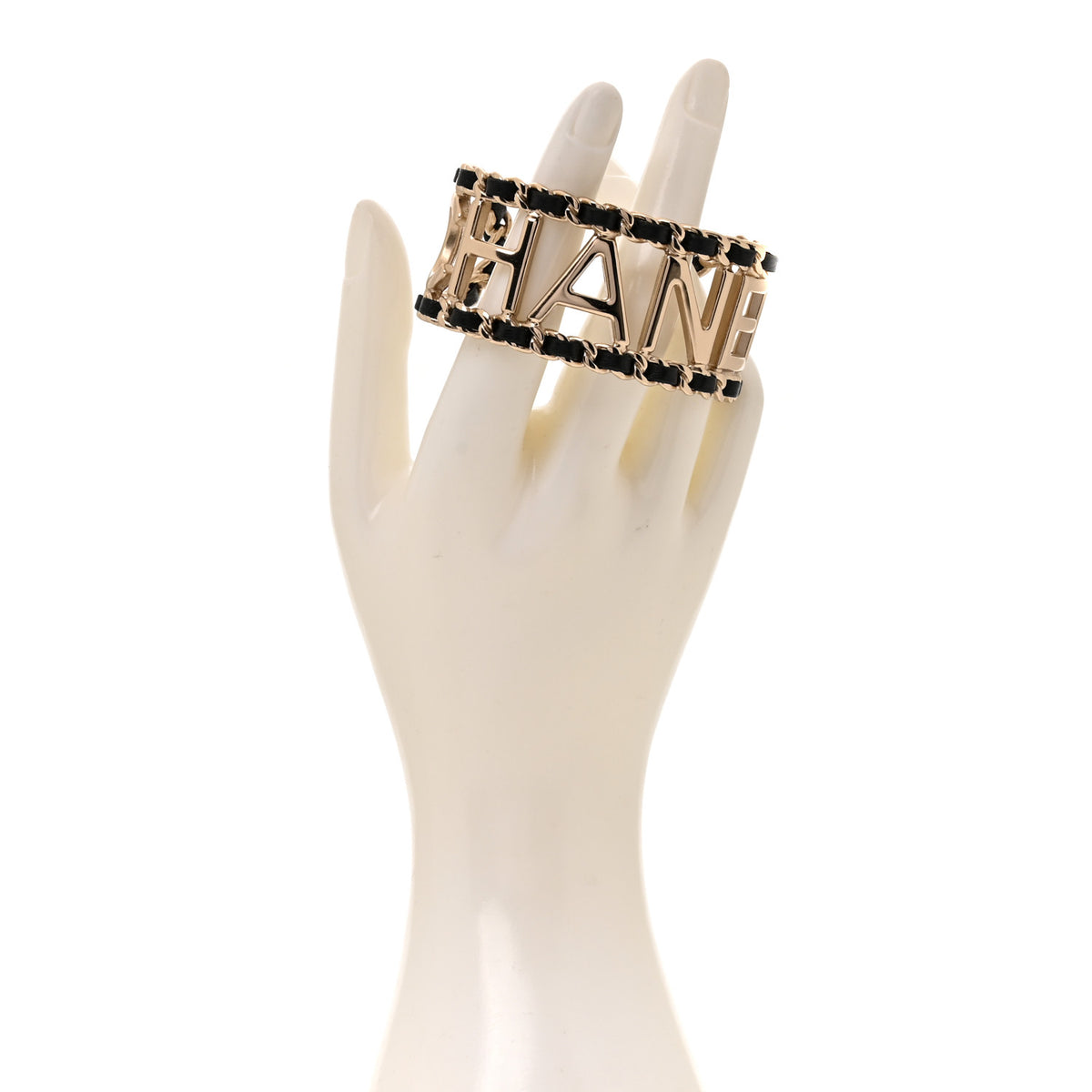 Chanel Lambskin Chain Vintage Allure Bracelet Gold 2 of 5