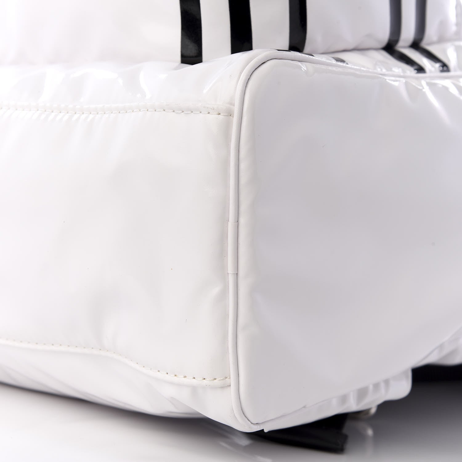 Chanel Vinyl La Pausa Bay Backpack White 6 of 8