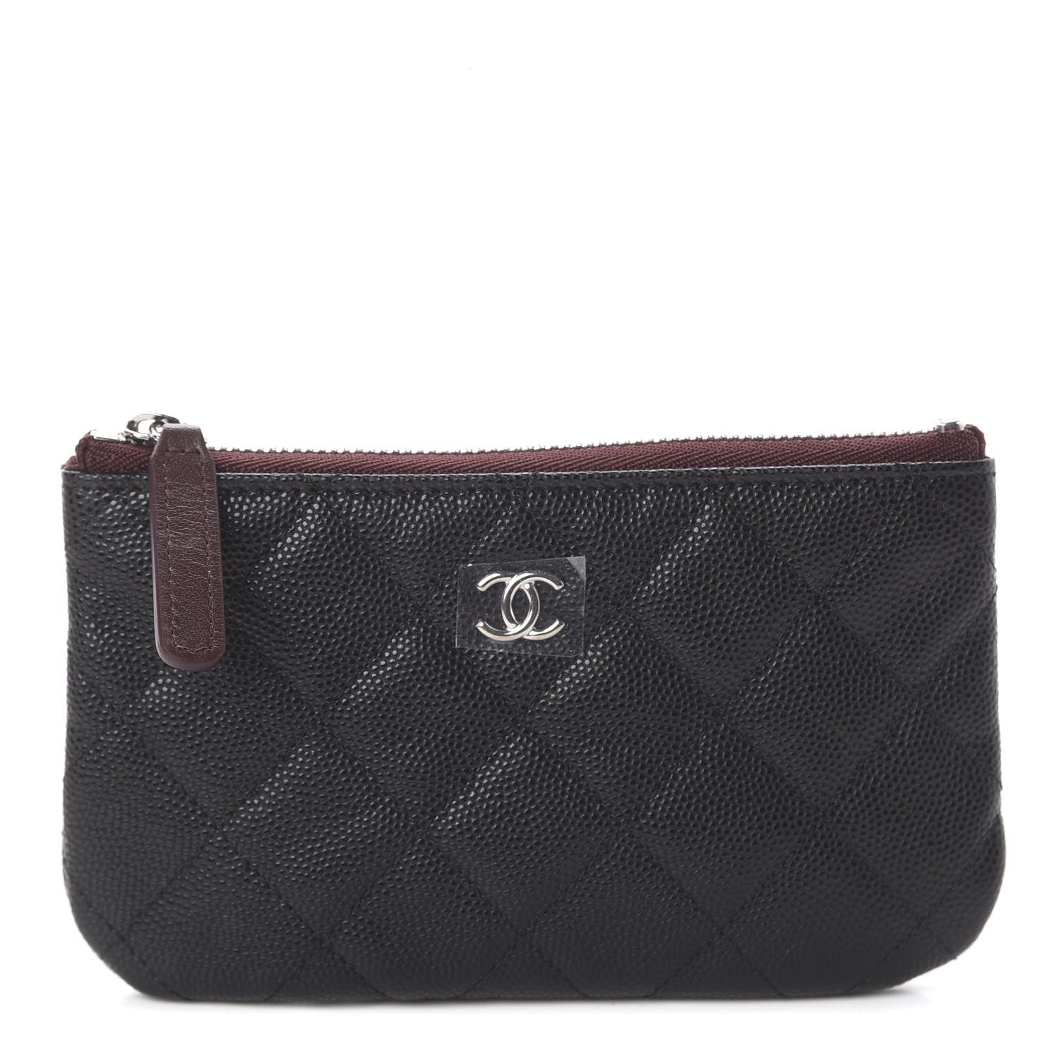 Chanel Caviar Quilted Small Cosmetic Case Black 1 of 6