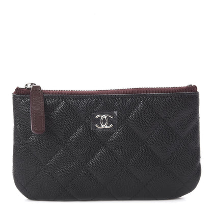 Chanel Caviar Quilted Small Cosmetic Case Black 1 of 6
