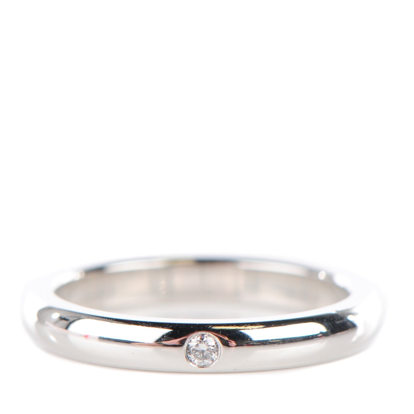 Platinum Diamond Elsa Peretti Band Ring 5.5