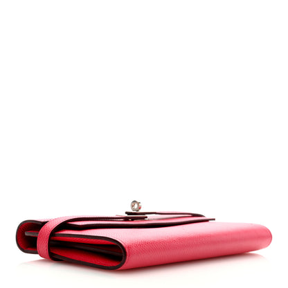 Hermes Epsom Kelly Longue Wallet Rose Extreme 4 of 7