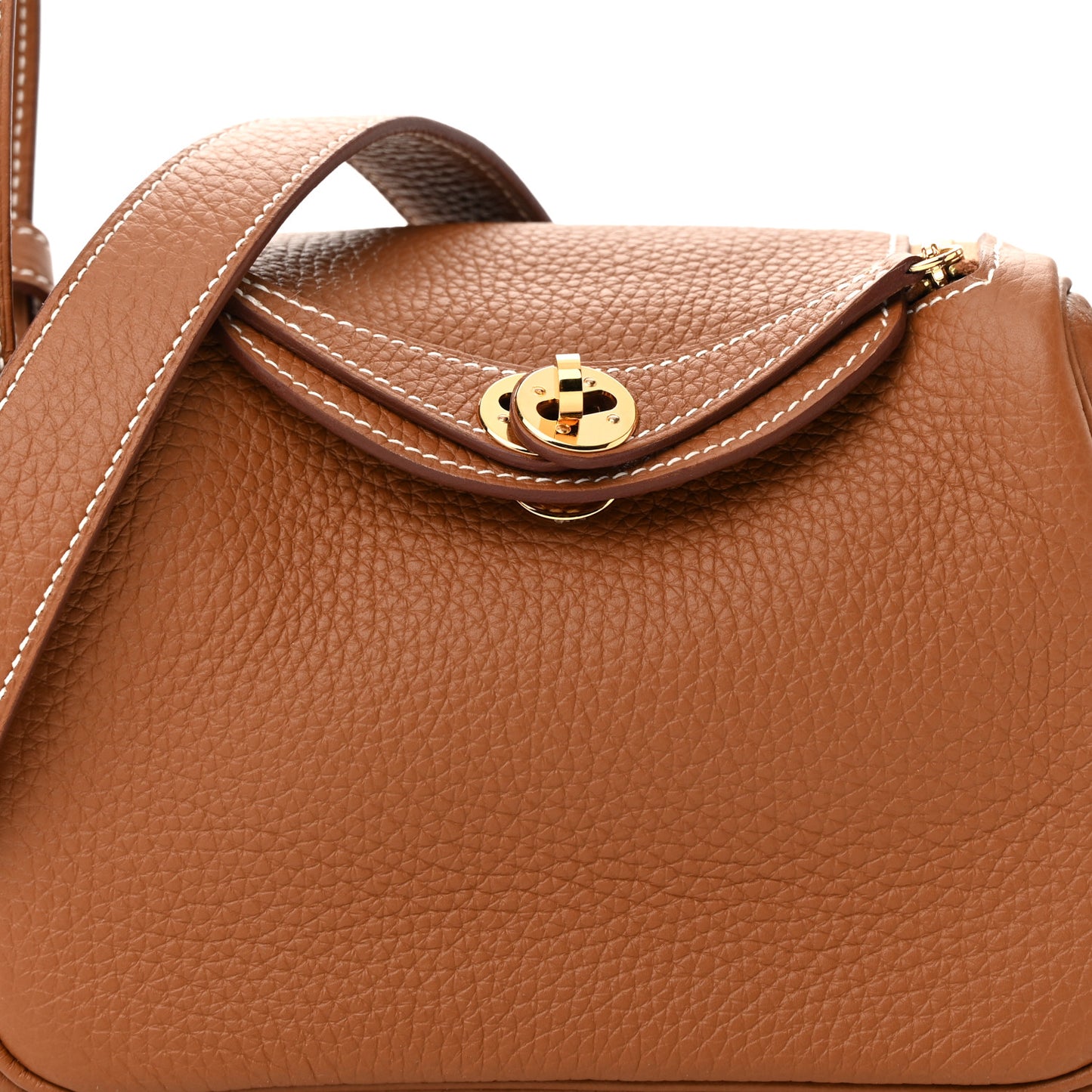 Taurillon Clemence Mini Lindy 20 Gold