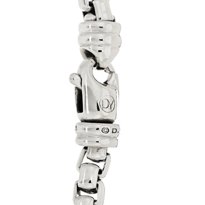 David Yurman Sterling Silver 7mm Box Chain Bracelet 3 of 5