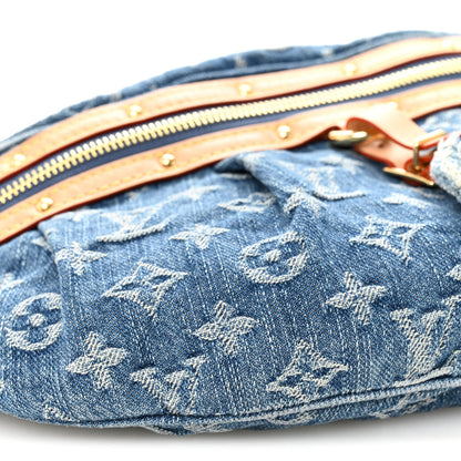 Louis Vuitton Monogram Denim High Rise Bumbag Blue 8 of 9