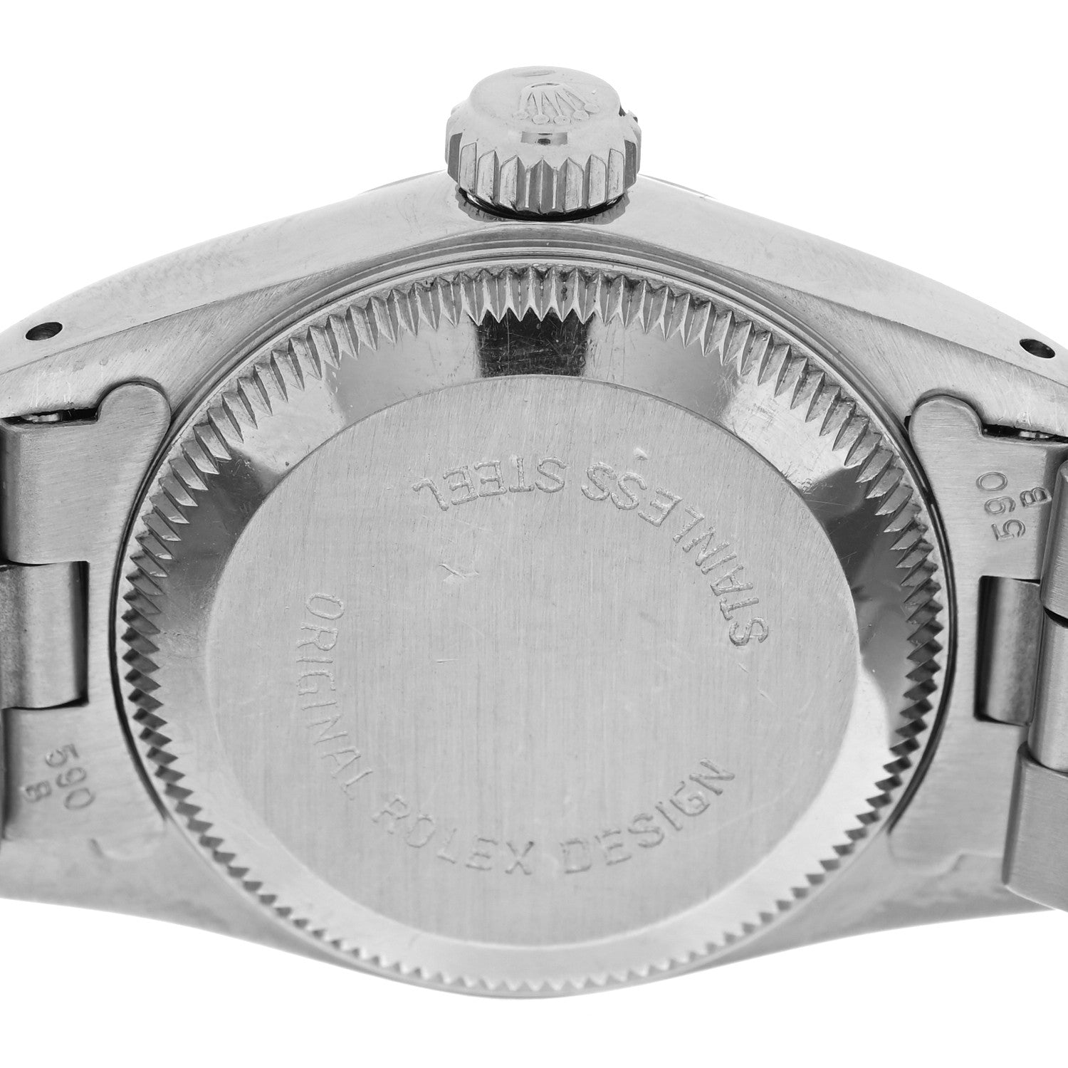 Rolex Stainless Steel 24mm Oyster Perpetual Watch Silver 67180 4 of 4