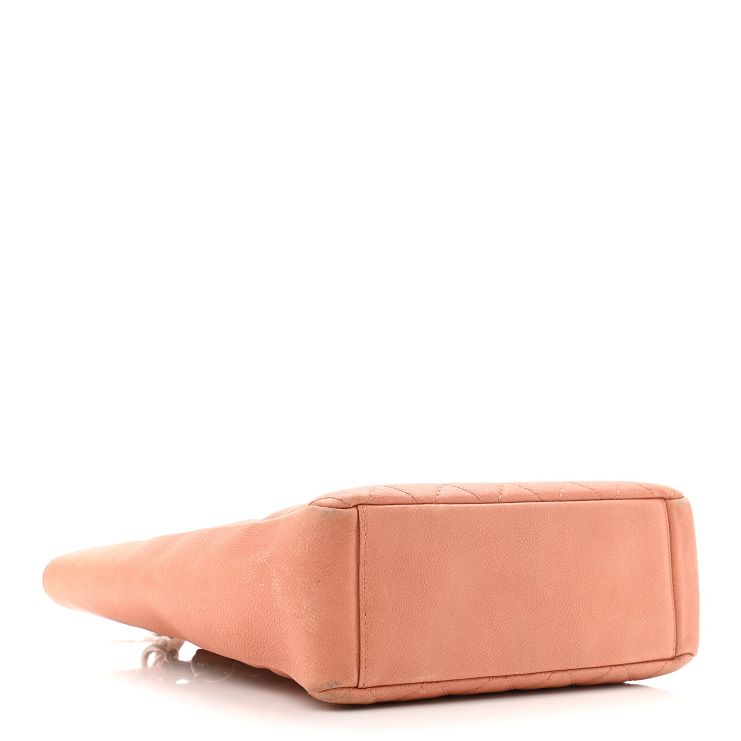 Caviar Quilted Petit Shopping Tote PST Light Red