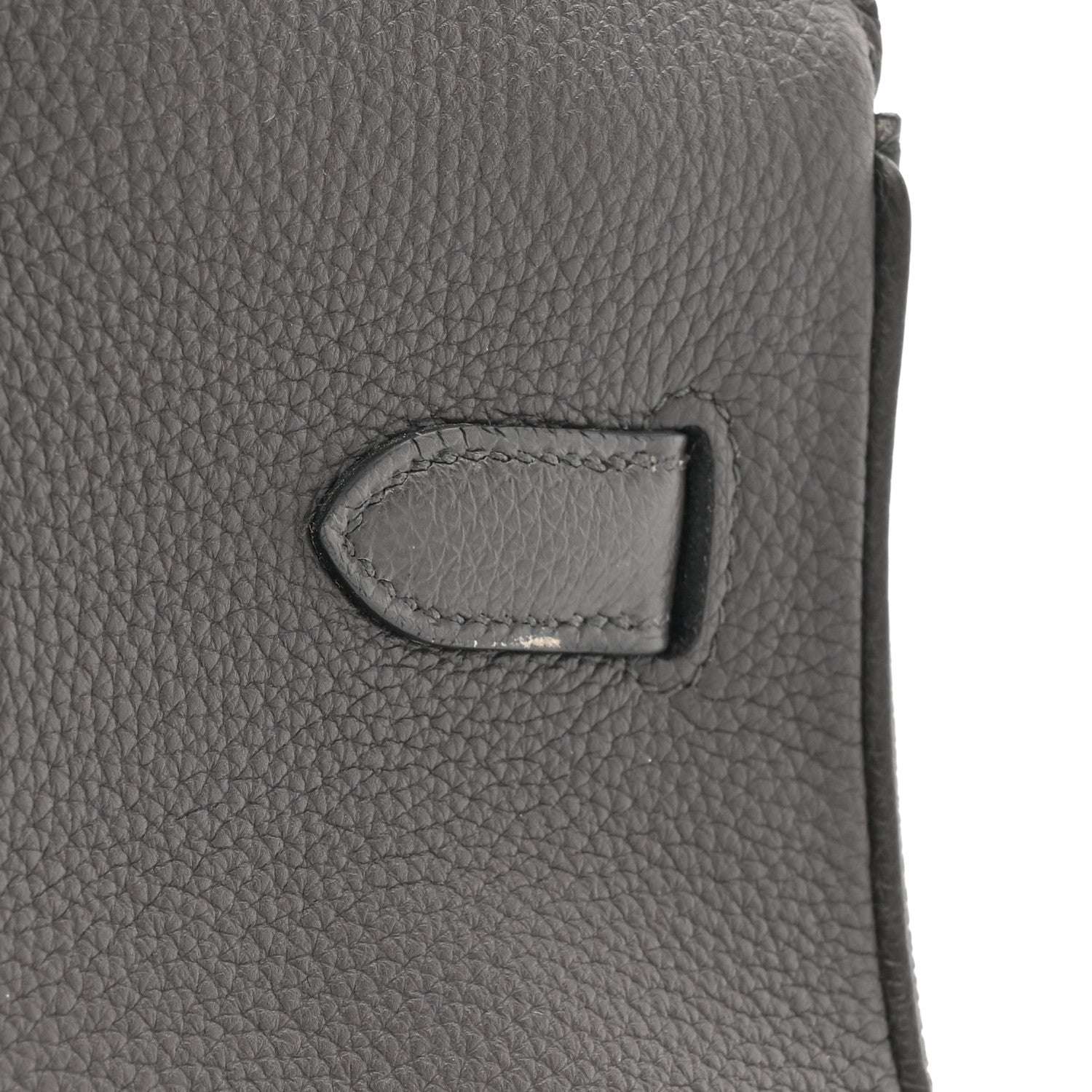 Hermes Togo Horseshoe Birkin 35 Graphite Vert Bengale 16 of 20