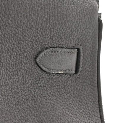 Hermes Togo Horseshoe Birkin 35 Graphite Vert Bengale 16 of 20