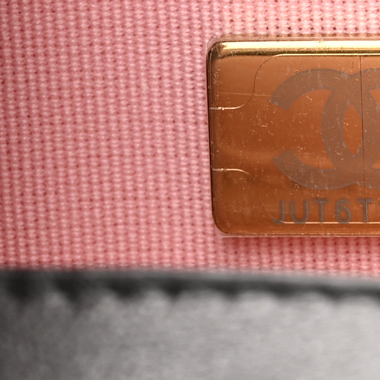 Chanel Tweed Braided Calfskin Mini My Own Frame Flap Pink Black 7 of 11