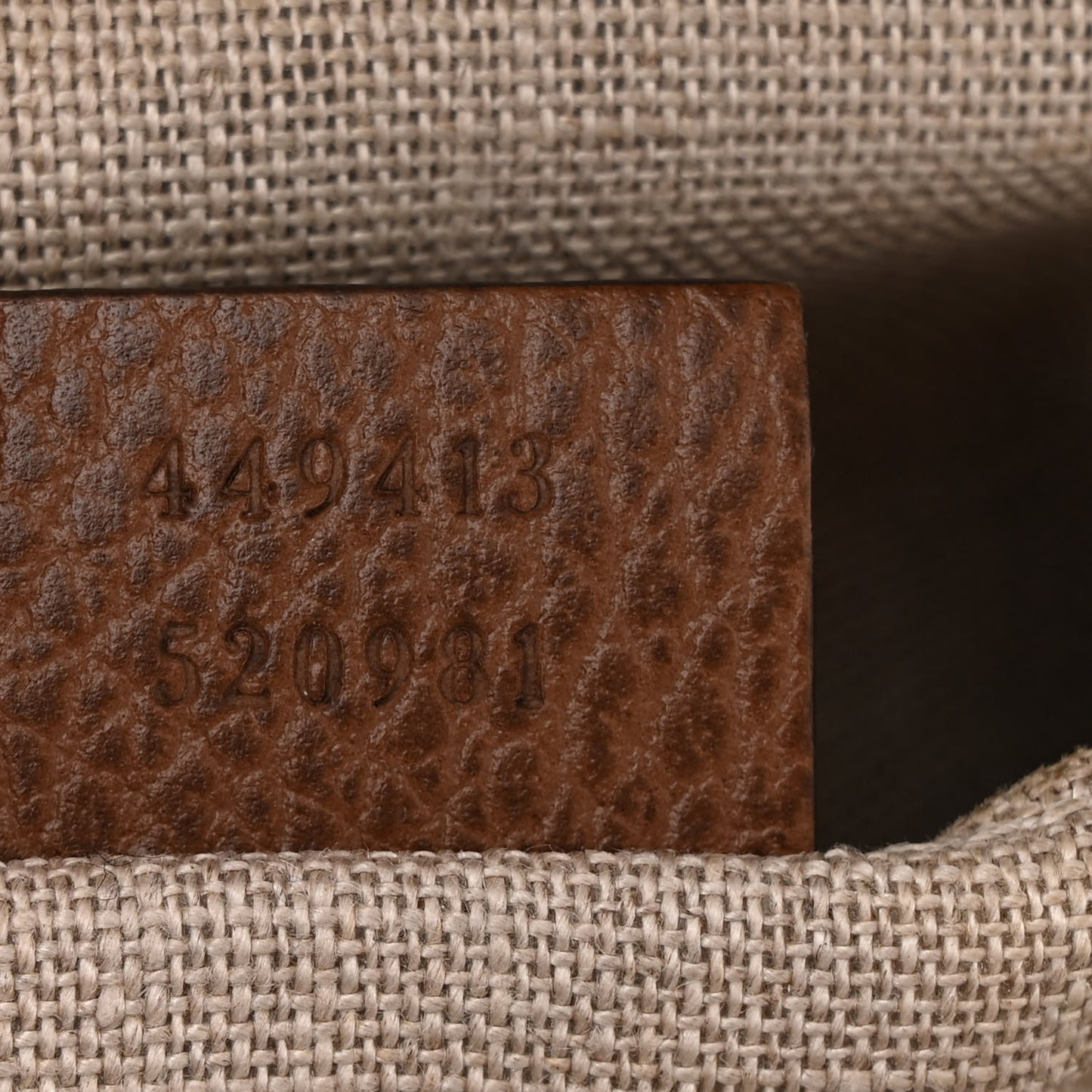 Monogram Mini Bree Messenger Bag Beige Tabacco