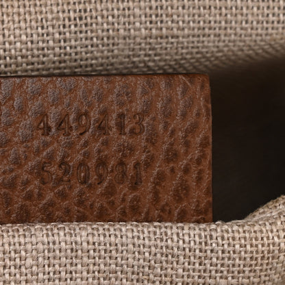 Gucci Monogram Mini Bree Messenger Bag Beige Tabacco 7 of 11