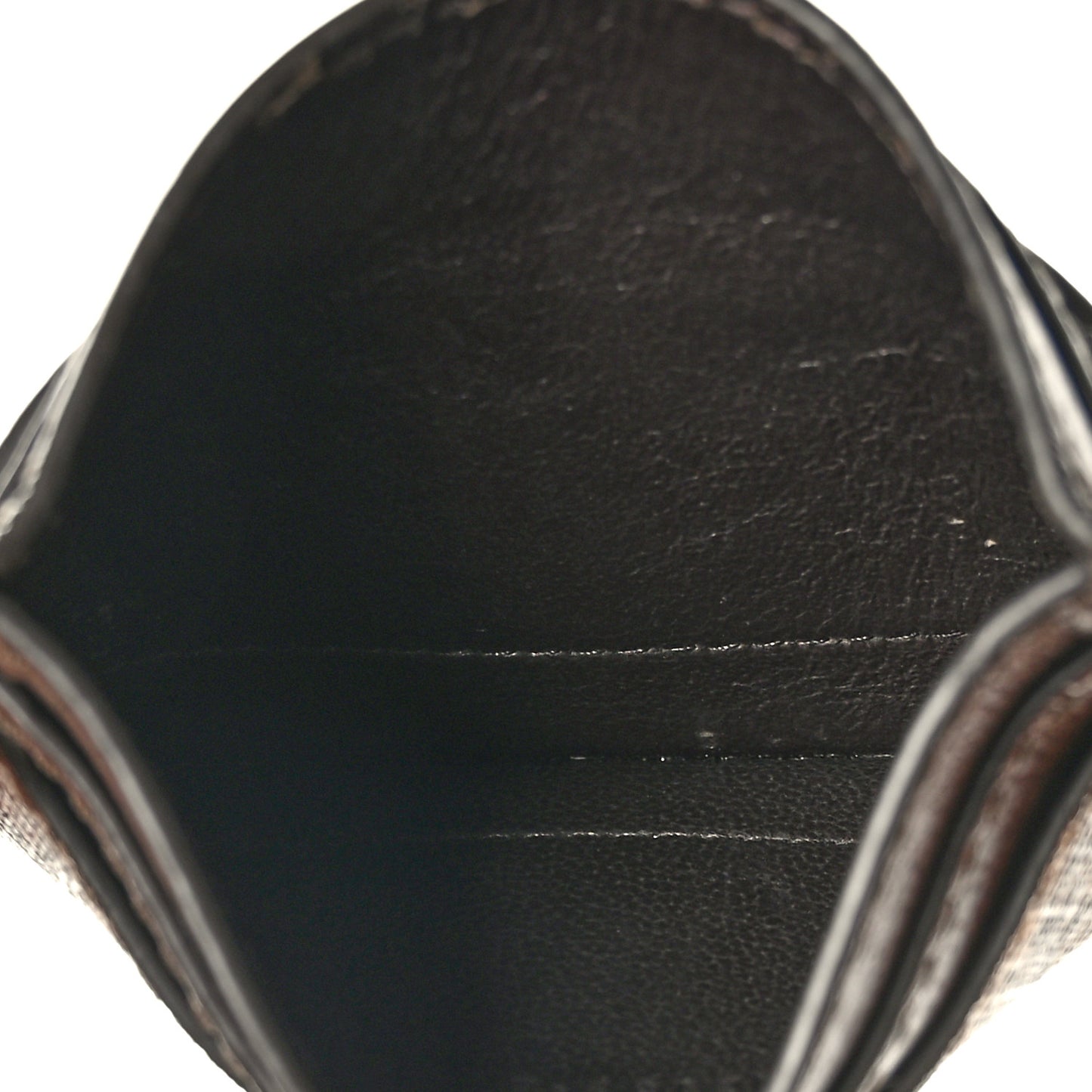GG Supreme Monogram Ophidia Card Holder Brown