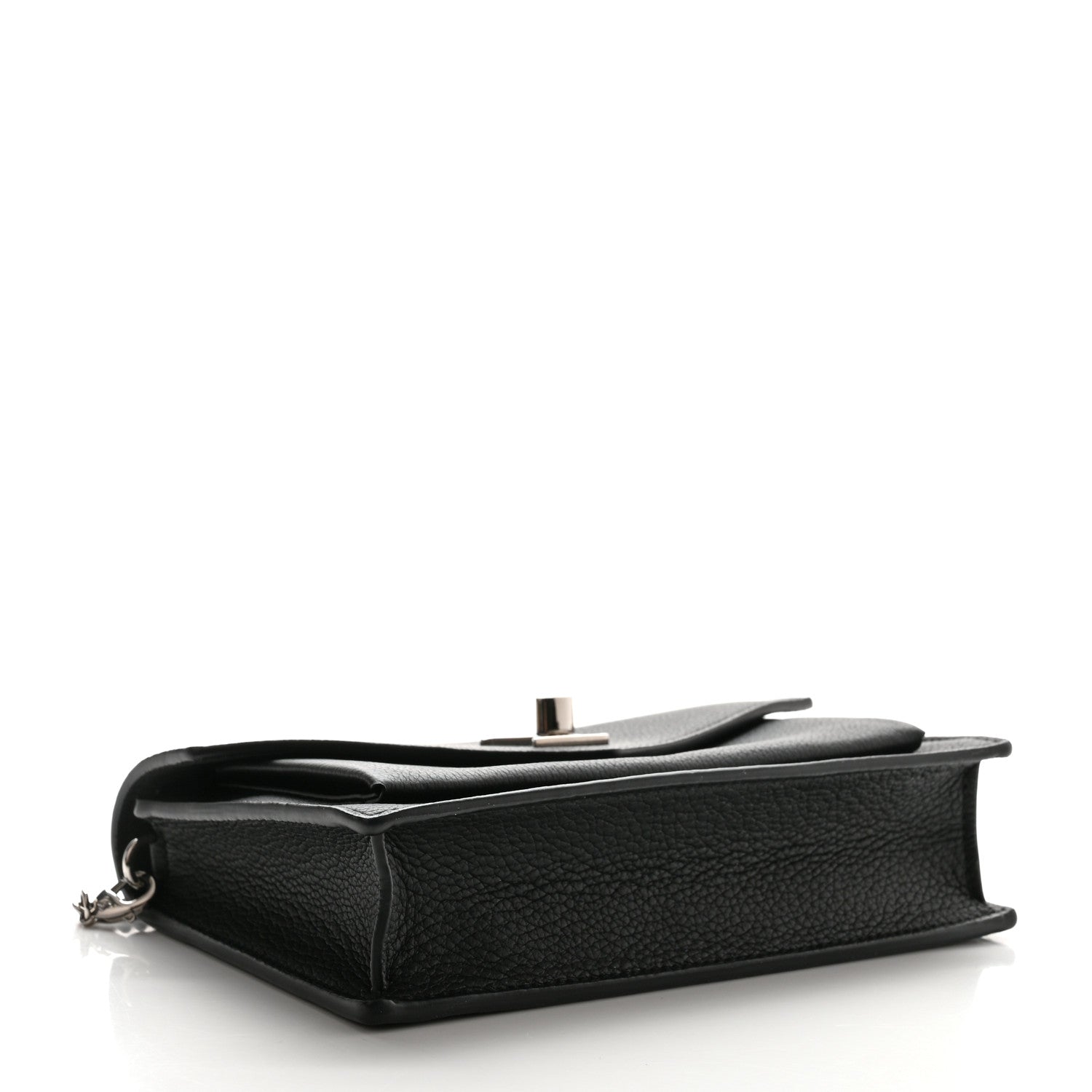 Louis Vuitton Soft Calfskin My Lockme Chain Pochette Black 3 of 8