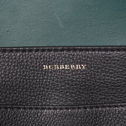 Burberry Soft Grain Calfskin Large Belt Bag Black Sea Green 8 of 10