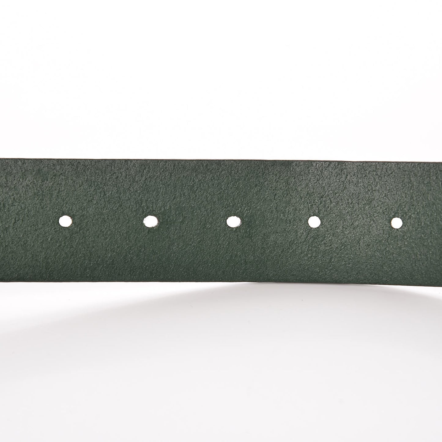 Selleria Calfskin Nickel Interlocking G 37mm Belt 90 36 Green
