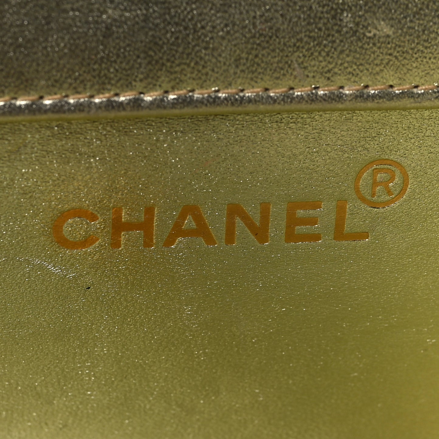 Metallic Lambskin Quilted Extra Mini Flap Gold