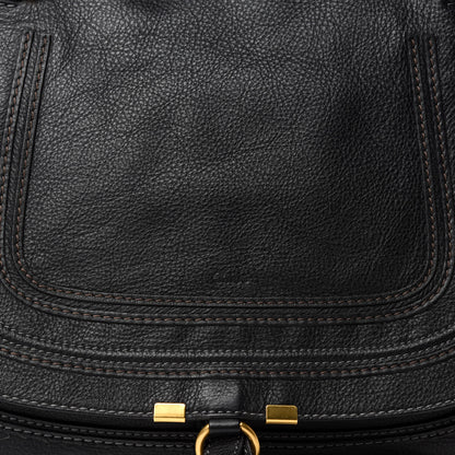 Chloe Calfskin Large Marcie Satchel Black 10 of 10