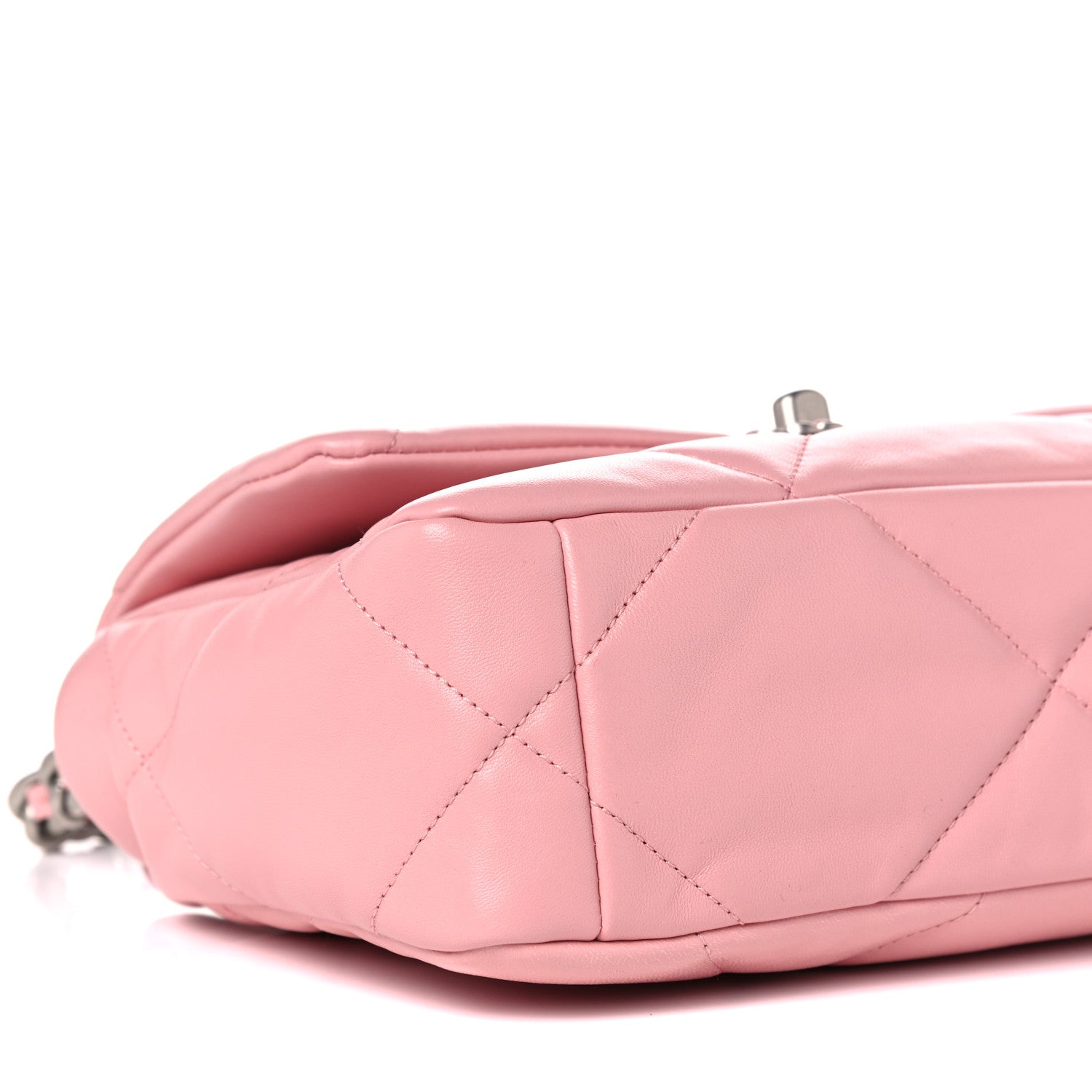 Chanel Lambskin Quilted Medium Chanel 19 Flap Pink 7 of 9