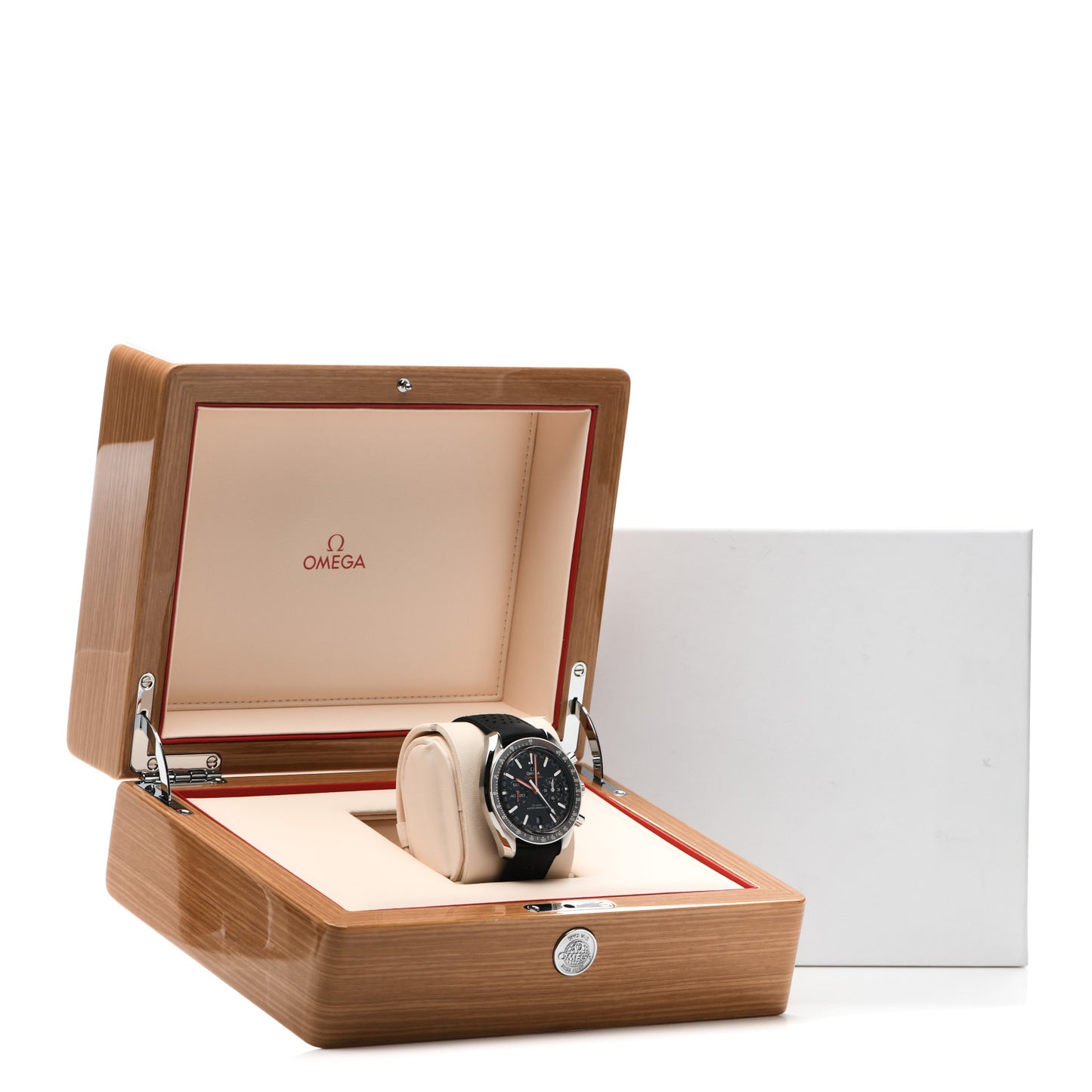 Stainless Steel Calfskin 42mm Speedmaster Racing Co-Axial Master Chronometer Automatic Watch Black 329.32.44.51.01.001