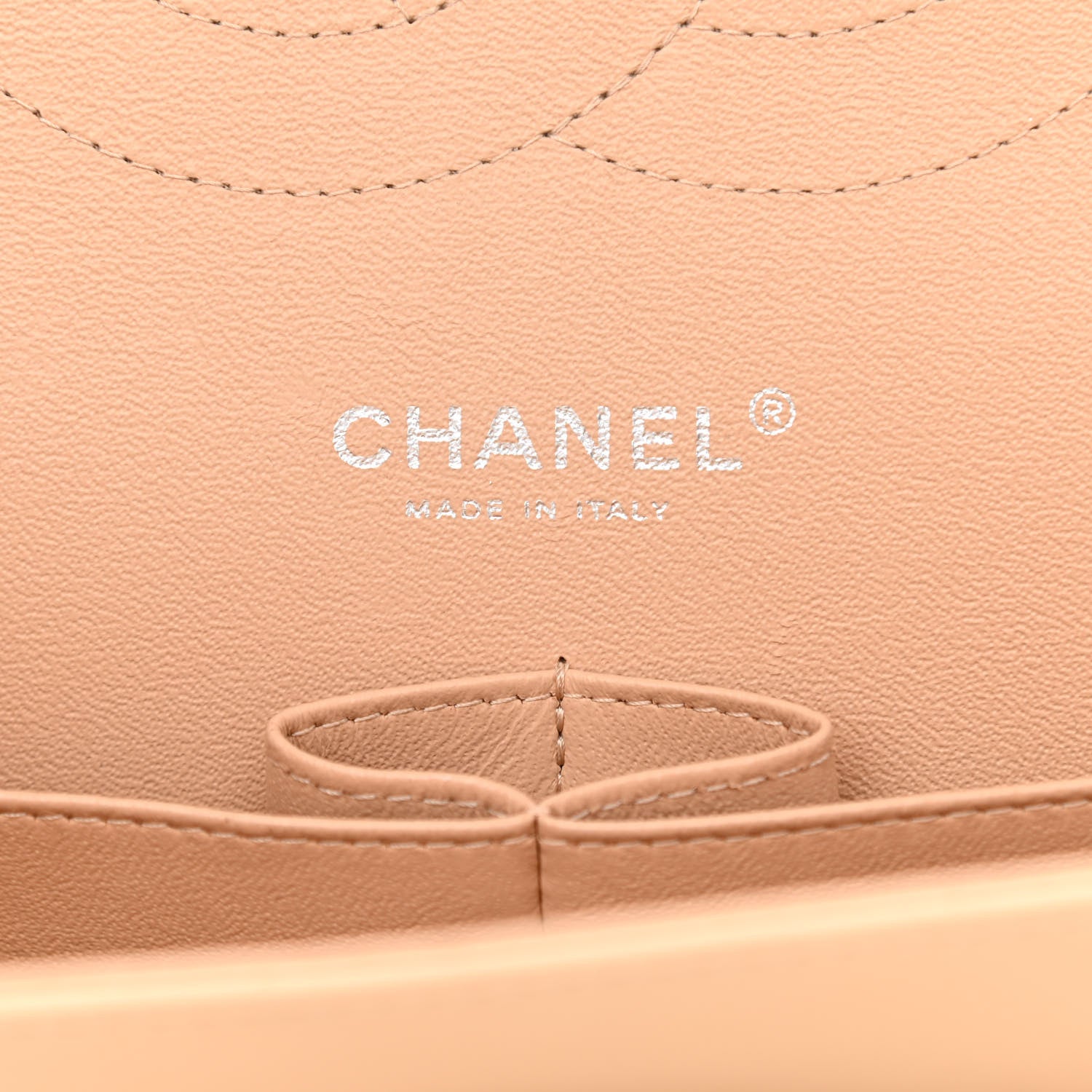 Chanel Patent Chevron Quilted Jumbo Double Flap Beige 6 of 13