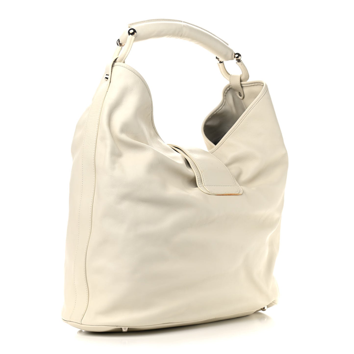 Calfskin Manor Hobo White